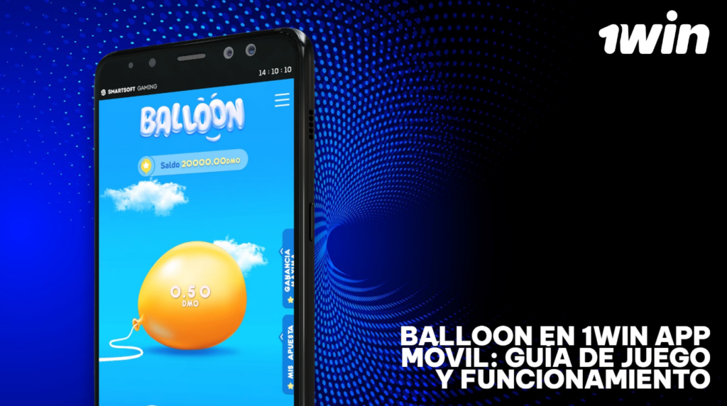 Cómo jugar Balloon en 1Win app móvil